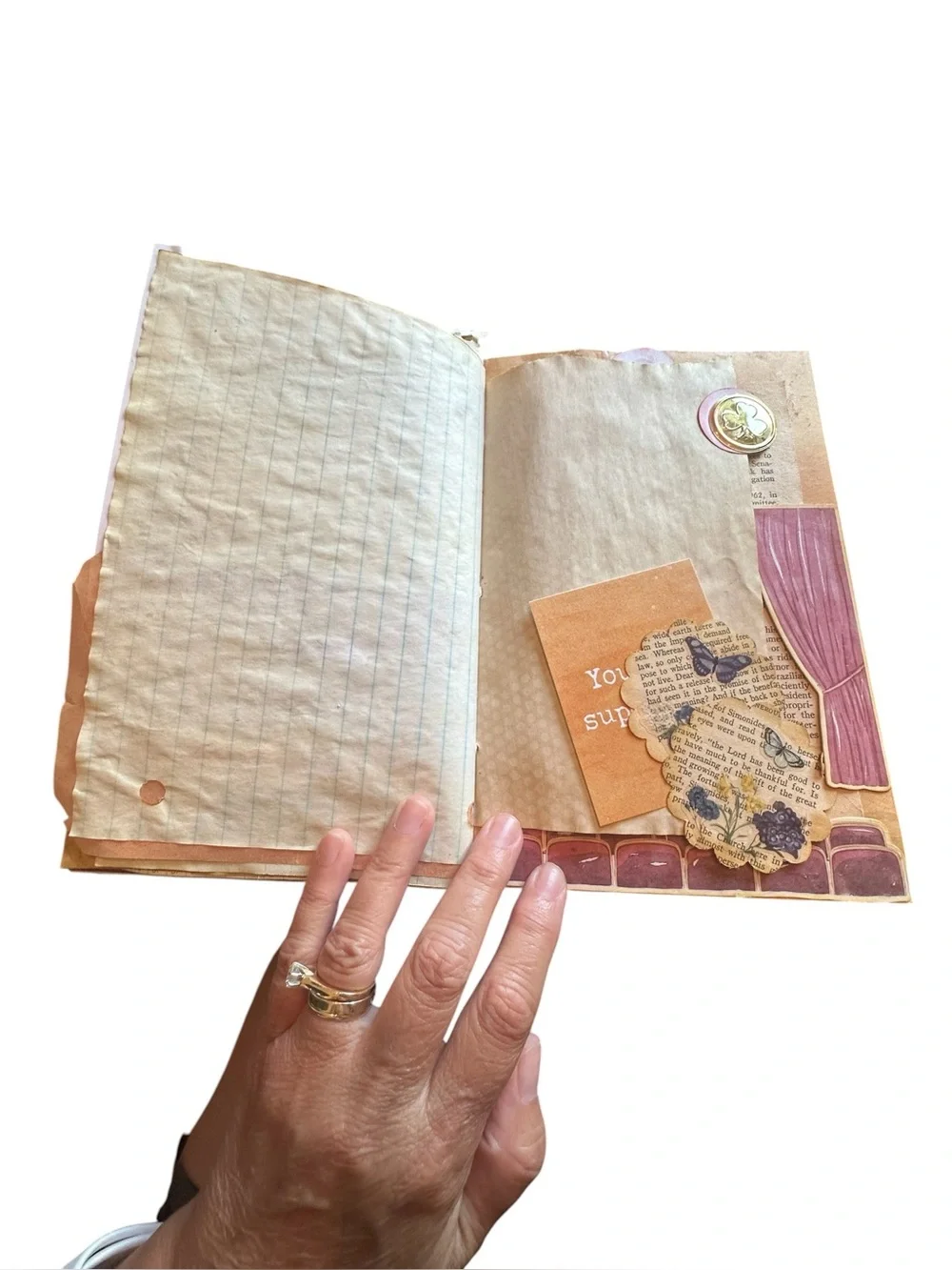 Handmade Junk Journal Theatre Theme One of a Kind